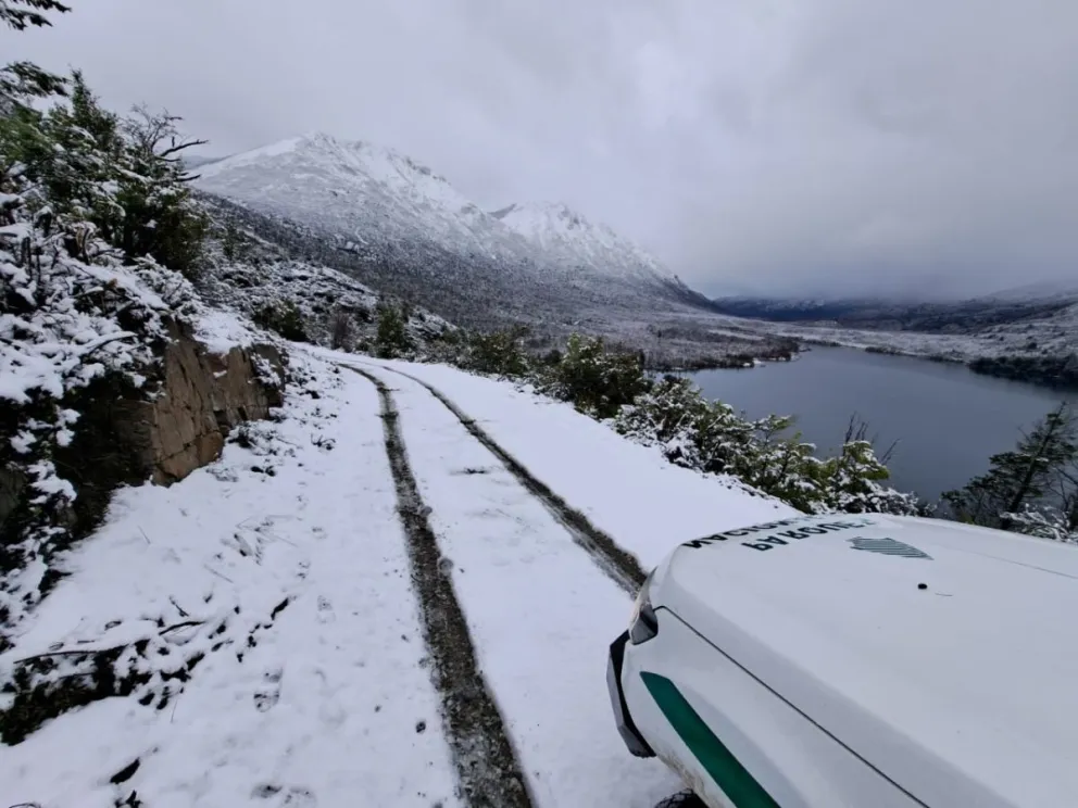 Así están los caminos en el Parque Nacional Nahuel Huapi