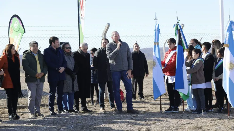 Transformamos los discursos en un hecho”, dijo Palmieri en la inauguración del gasoducto