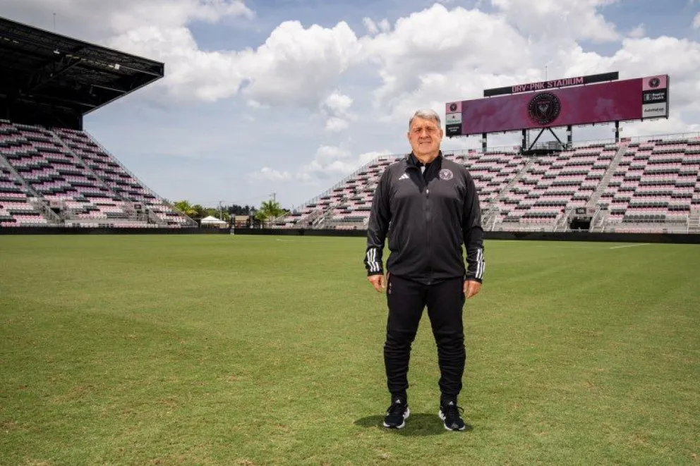 El “Tata” Martino fue presentado como nuevo director técnico del Inter de Miami