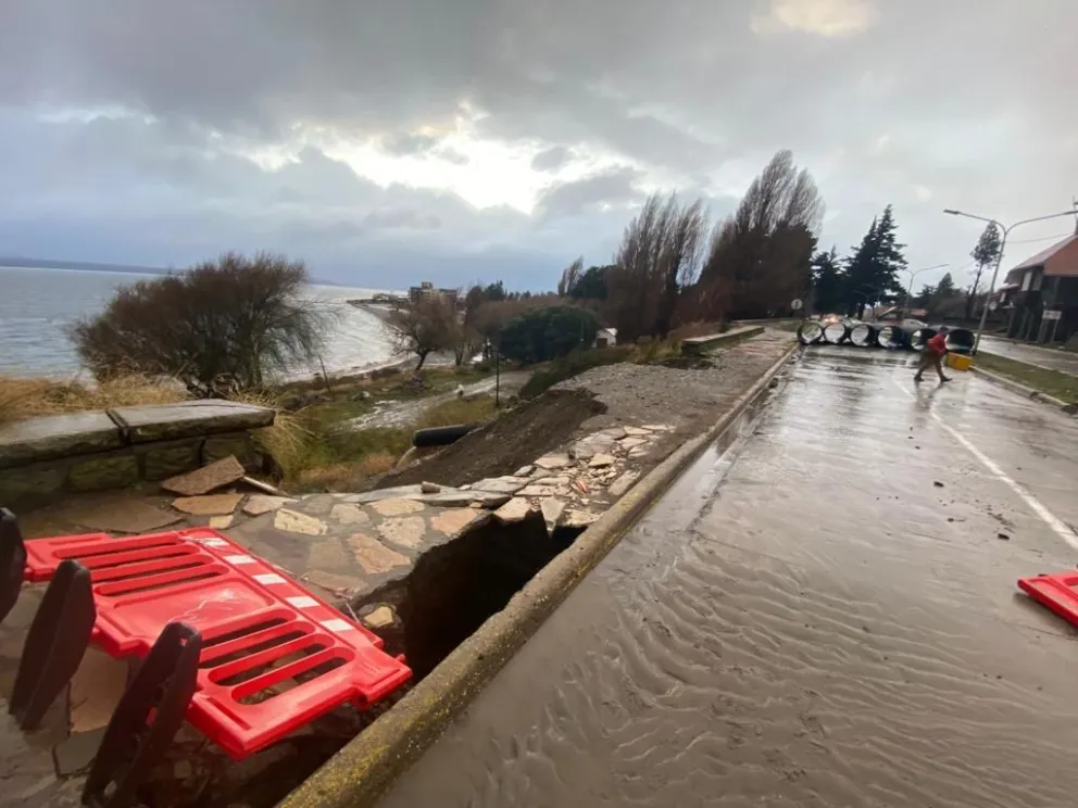 Costanera: Continúa cortada avenida 12 de Octubre en la zona de Ruíz Moreno