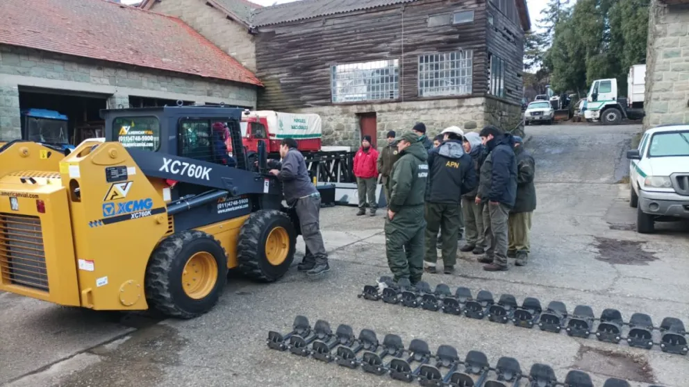 Nuevo equipo vial en el Parque Nacional Nahuel Huapi