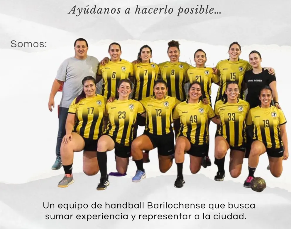 “Invitanos un cafecito” dicen desde el equipo femenino de handball de la Escuela Municipal