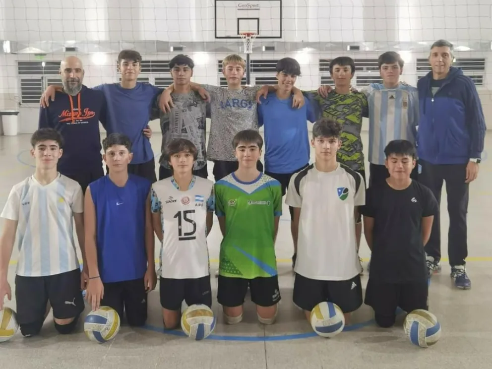 Tres selecciones de vóley Sub 16 rumbo a Ingeniero Jacobacci