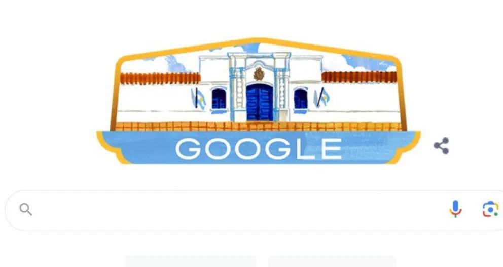 El Doodle de Google recuerda hoy la Independencia de Argentina