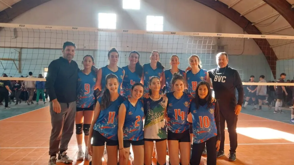 Bariloche gritó campeón y se subió al podio en el Provincial de vóley Sub 16