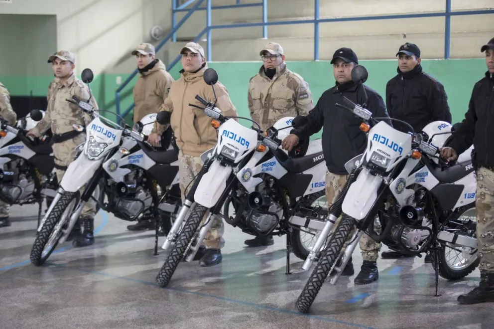 Se entregaron nuevas motos para la flota de la Policía de Río Negro