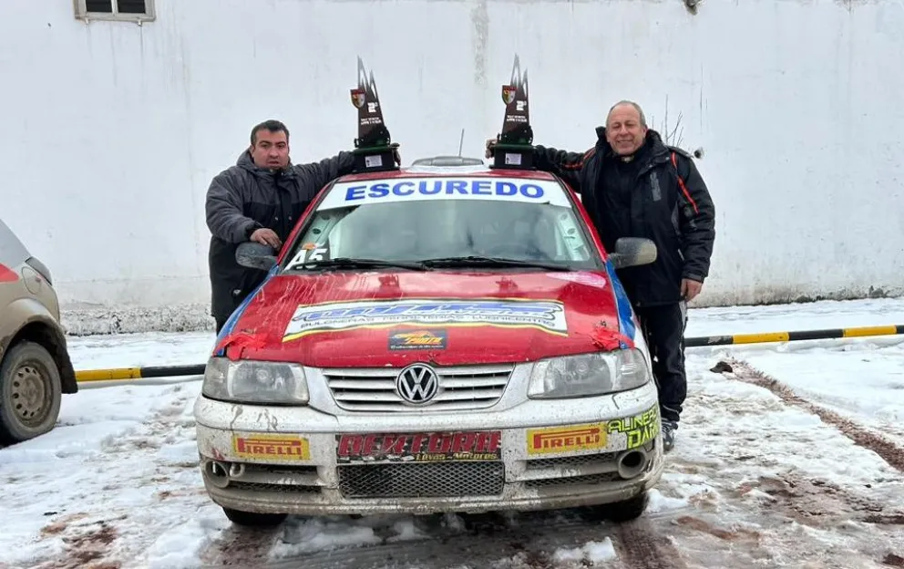 Tres podios barilochenses en el Rally de Zapala