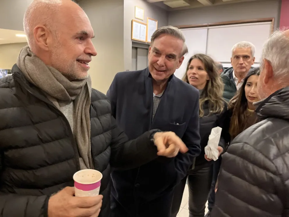 Pichetto acompañó a Rodríguez Larreta en su paso por Bariloche