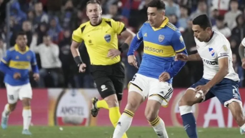 Boca empató con Nacional y la serie quedó abierta para la vuelta