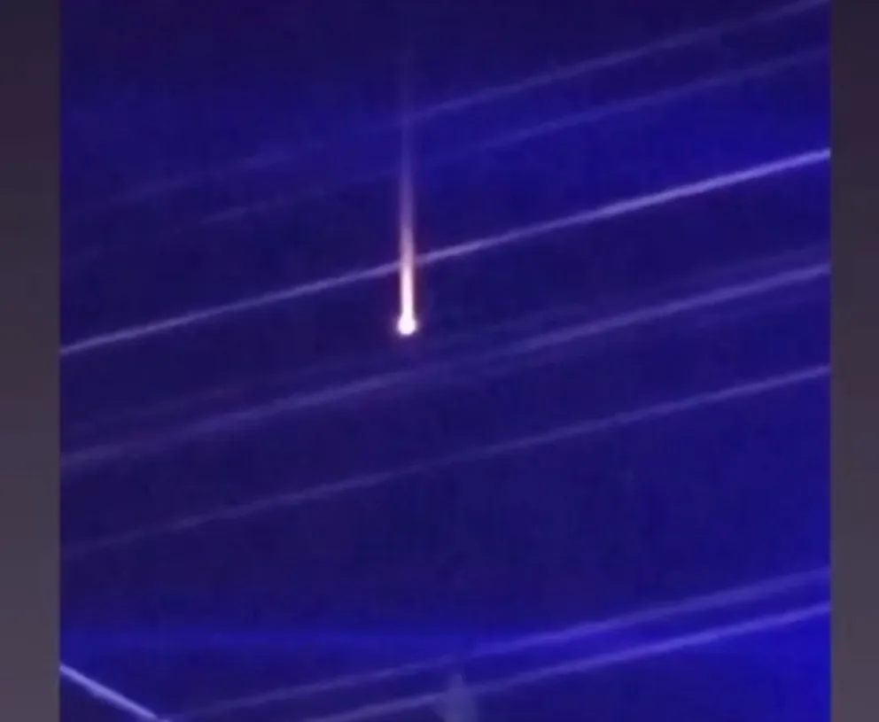 Video: Misteriosa bola de fuego sorprendió a vecinos de Trelew