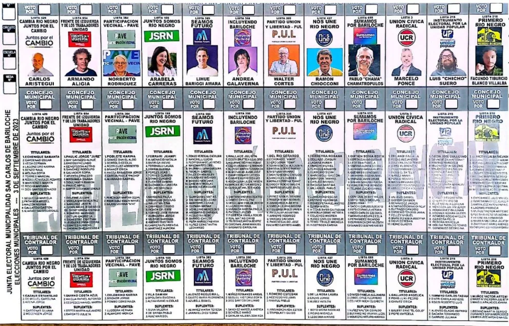 La Junta Electoral Municipal trabaja en el diseño final de la boleta única para votar