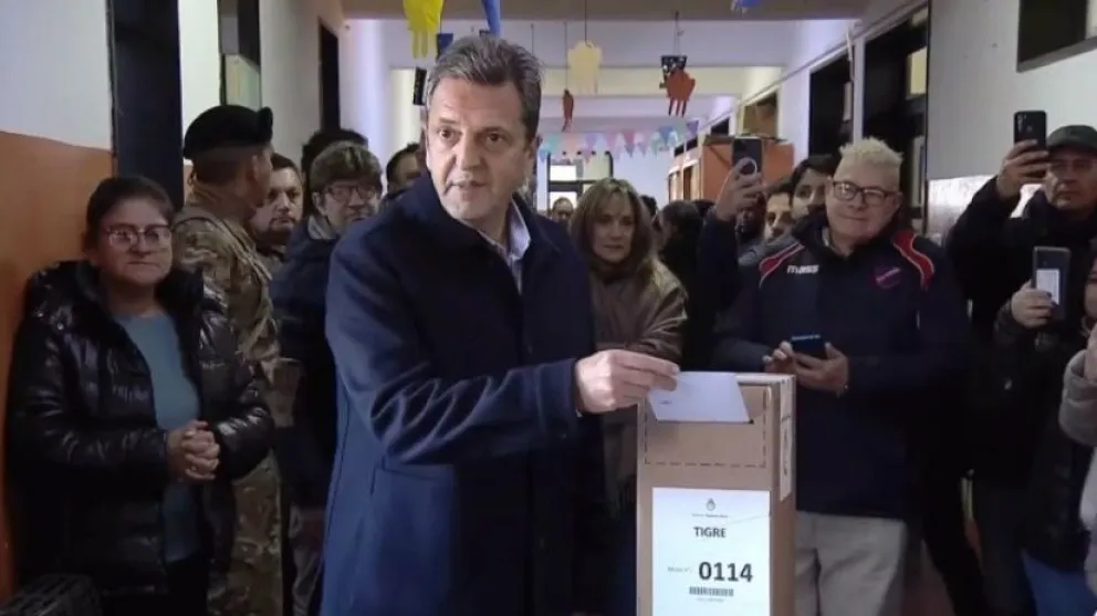 Massa: "Es muy importante que la gente vaya a votar"