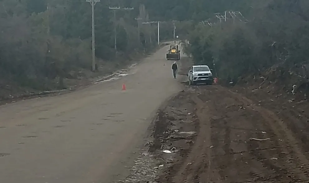 Retomaron los trabajos de pavimentación del Camino Viejo al Catedral