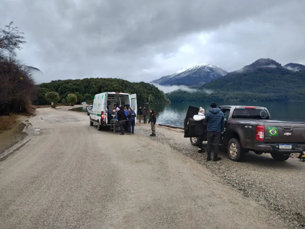Rescataron a un turista extranjero que se descompuso en Playa Negra