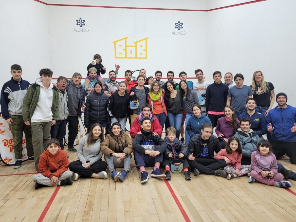 El Torneo Clausura del squash rionegrino animó el fin de semana en Bariloche