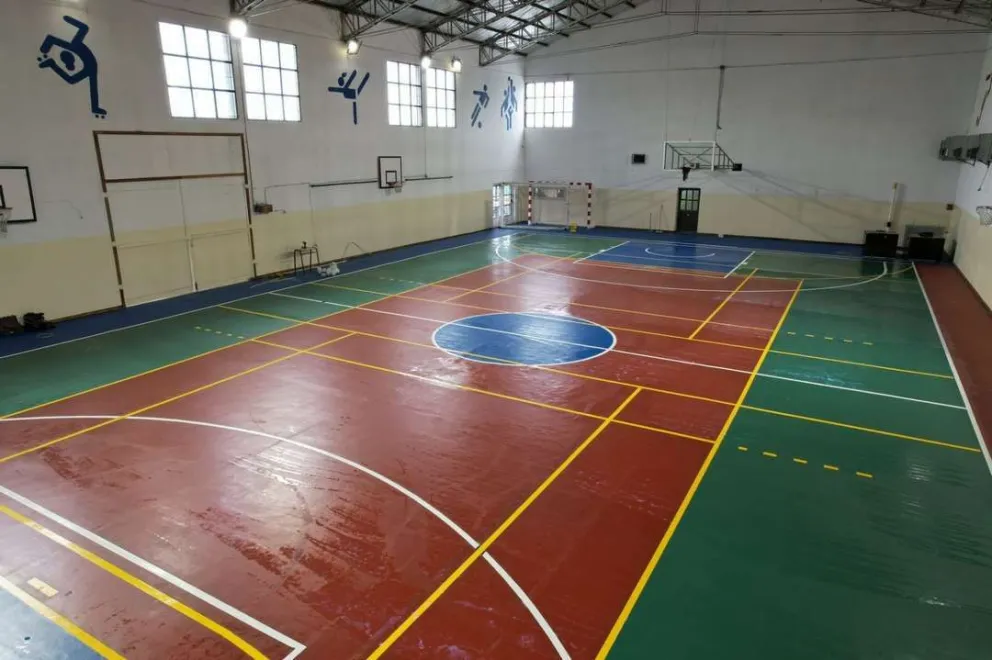 Terminaron los trabajos de remodelación del Gimnasio Municipal N°2