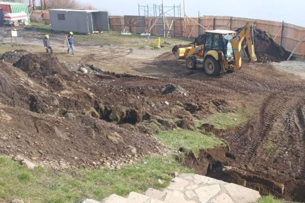 Se iniciaron los trabajos para el Memorial de Malvinas en Costanera