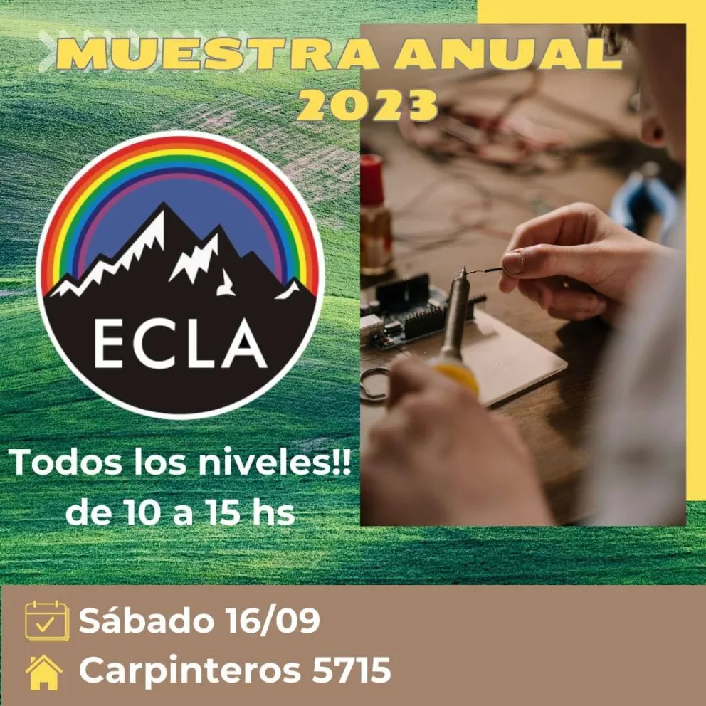 Este sábado se realizará la Muestra Anual de la Escuela Cooperativa Técnica Los Andes