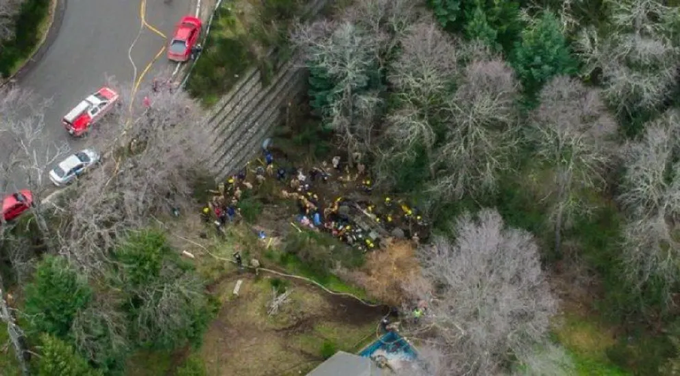 Desbarrancó un camión del Ejército en San Martín de Los Andes: hay 4 muertos y 17 heridos