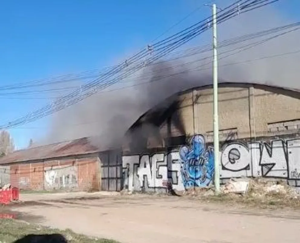 Qué sector fue afectado por el incendio de ayer en la Delegación Sur