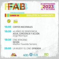 Empieza el FAB con proyecciones en la Biblioteca Sarmiento