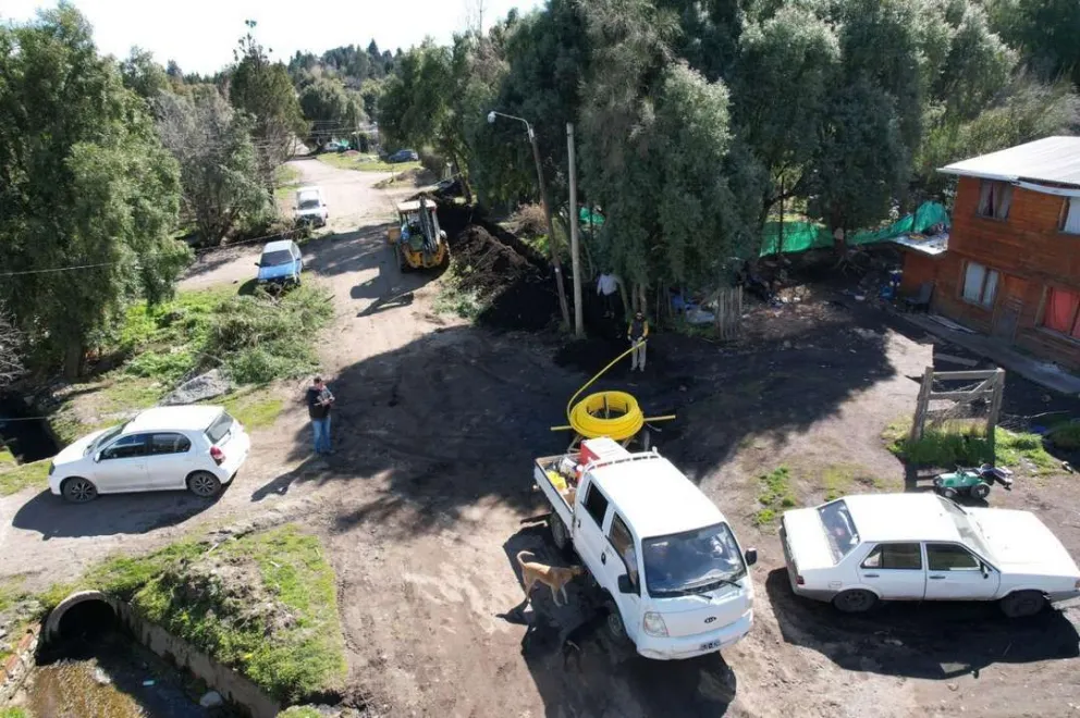 Comenzó la obra de ampliación de la red de gas en Virgen Misionera