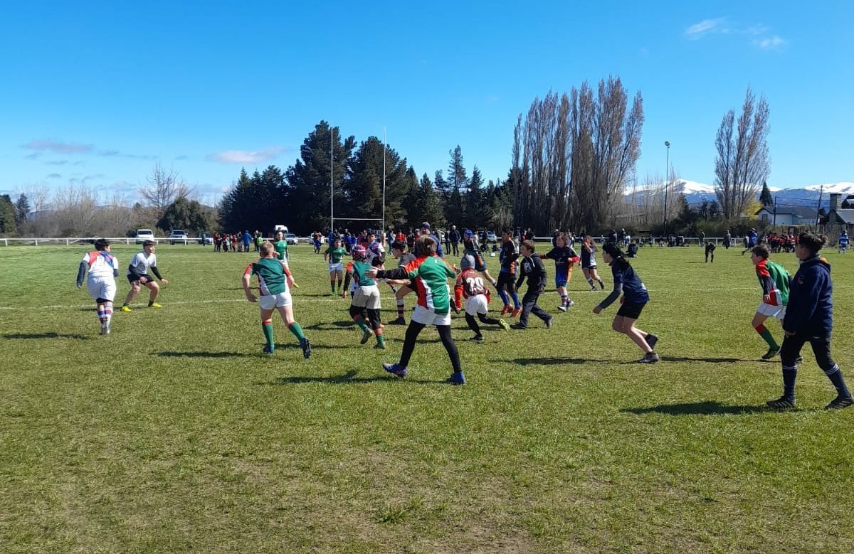 Gran encuentro de rugby en Dina Huapi