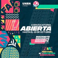 Abre la convocatoria para la nueva edición del Festival Artístico Audiovisual de El Bolsón 