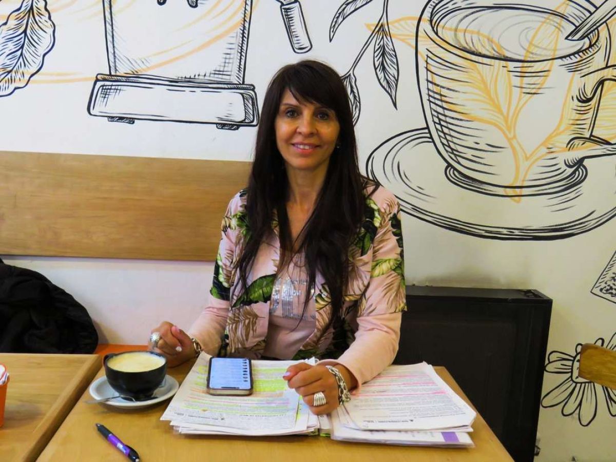 Lorena Villaverde volvió a Bariloche previo a las elecciones nacionales