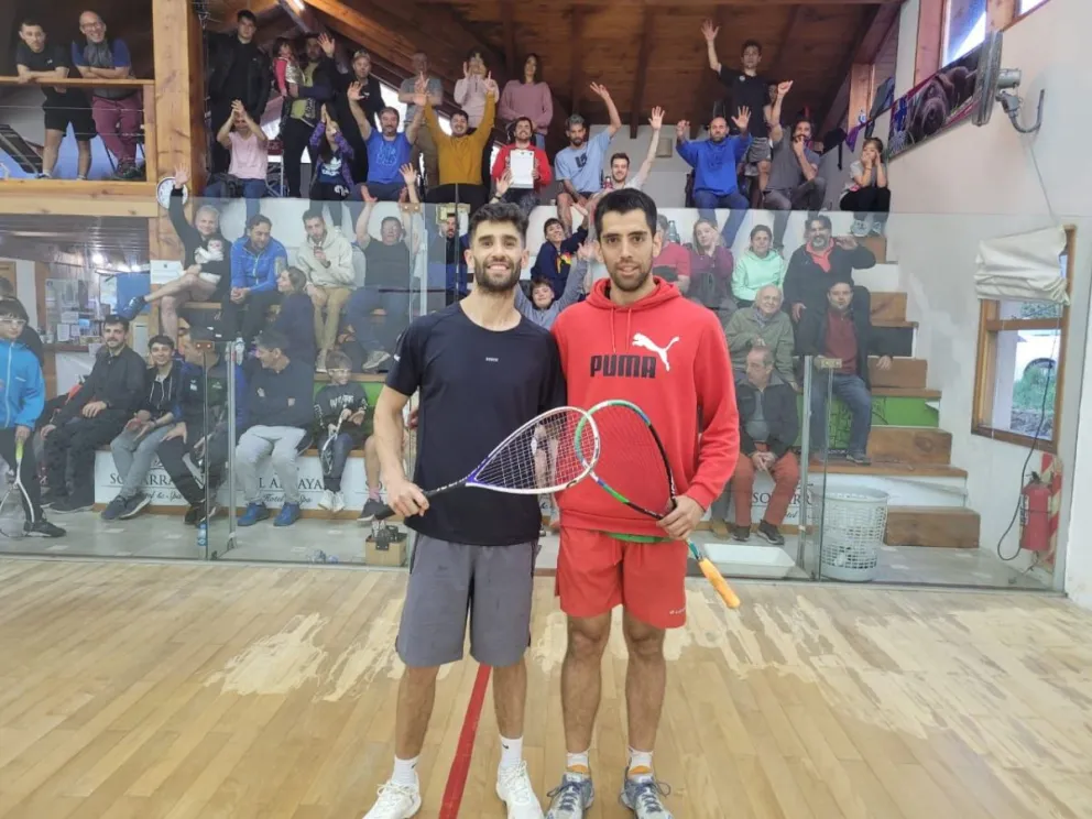 Podios del squash de Bariloche en el Patagónico