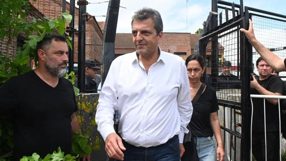 Sergio Massa: "Vamos a votar pensando en el futuro de la Argentina y con esperanza"