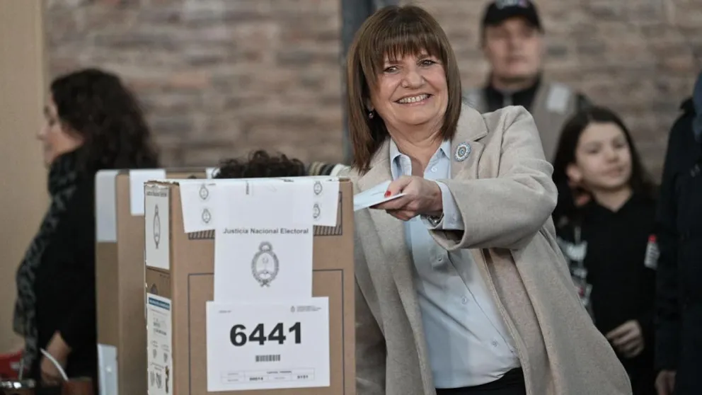 Bullrich votó en la Sociedad Rural y dijo que se imagina "festejando"