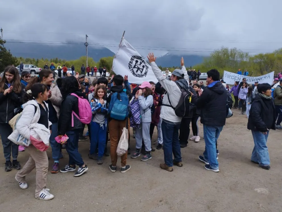 Se realiza una nueva peregrinación a la Virgen de las Nieves