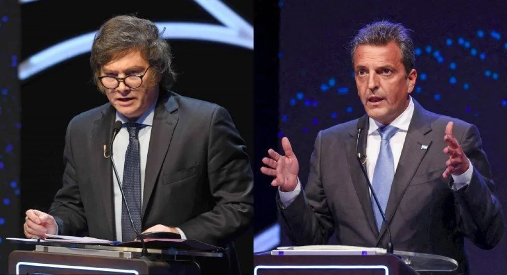 Debate presidencial: Massa y Karina Milei ultimaron detalles en la Facultad de Derecho