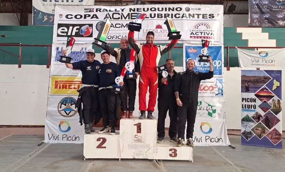 Gran triunfo del barilochense Federico Goriziano en el Rally de Picún Leufú 