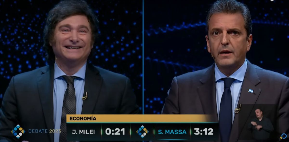Último debate presidencial: Milei y Massa intercambiaron ideas en la recta final al balotaje