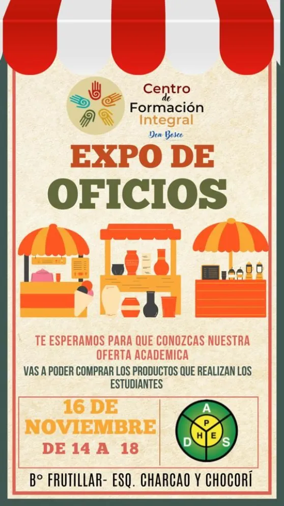El CDI Don Bosco realizará este jueves su Expo Anual de oficios