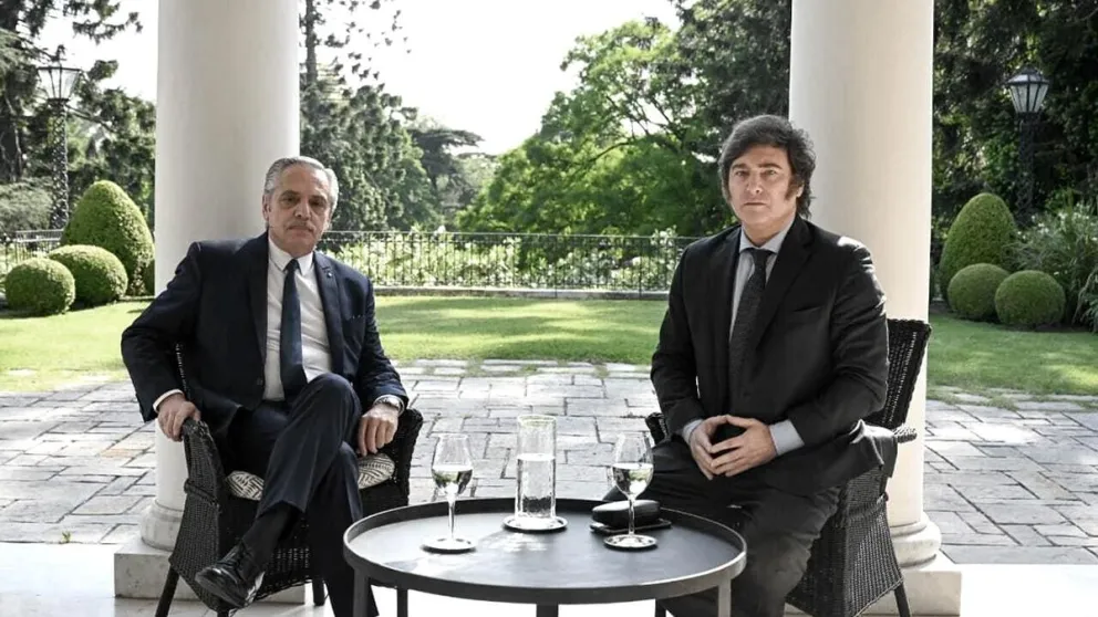 Fernández recibió a Milei en Olivos: "Una reunión amable, respetuosa e institucional"