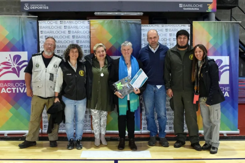 El Parque Nacional Nahuel Huapi reconoció la labor de Patricia Díaz frente a Protección Civil