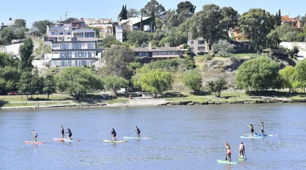 El mundialista Francisco Giusti dictó capacitación de SUP Race