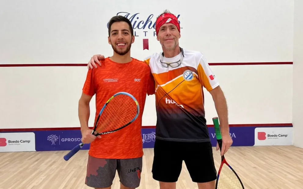 El barilochense Pablo Fuentes Llebana fue campeón nacional de squash
