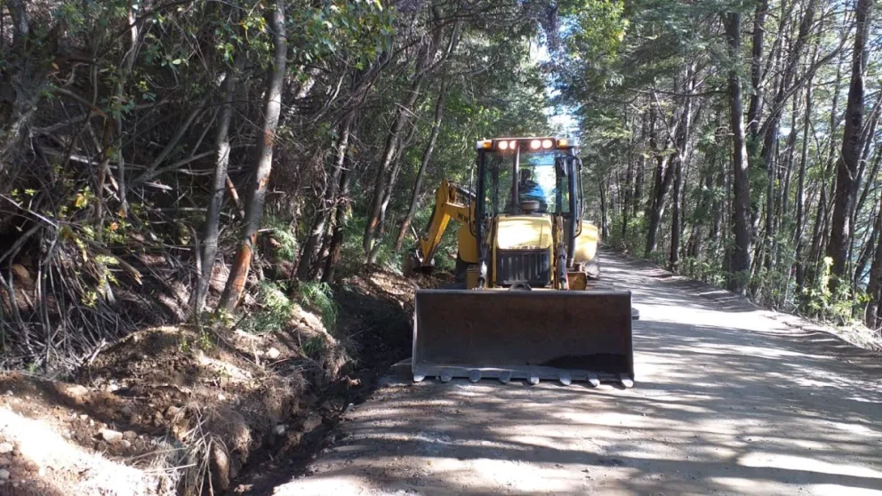 Cierre del camino en la Seccional Gutiérrez