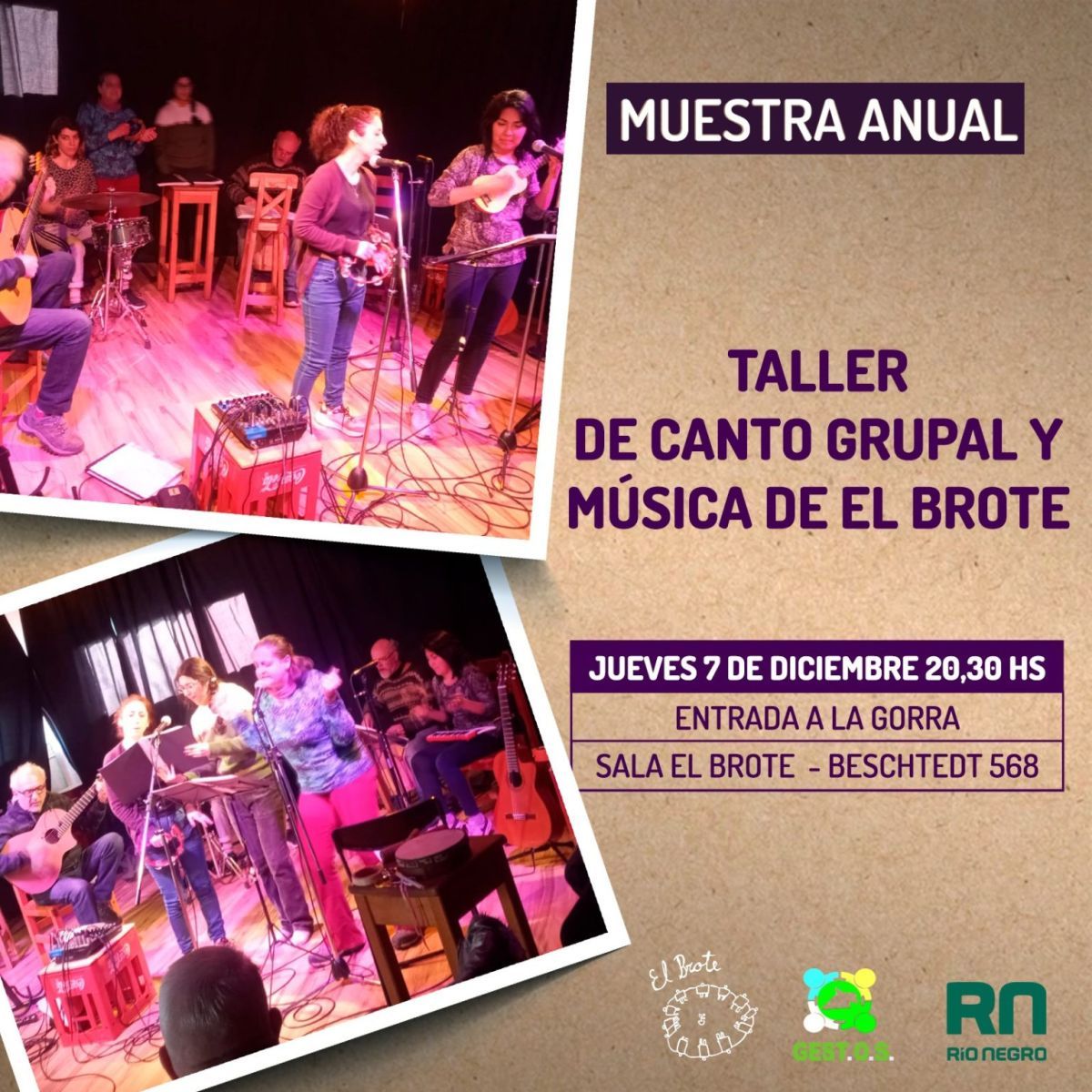 Taller de Canto Grupal y Musical de El Brote