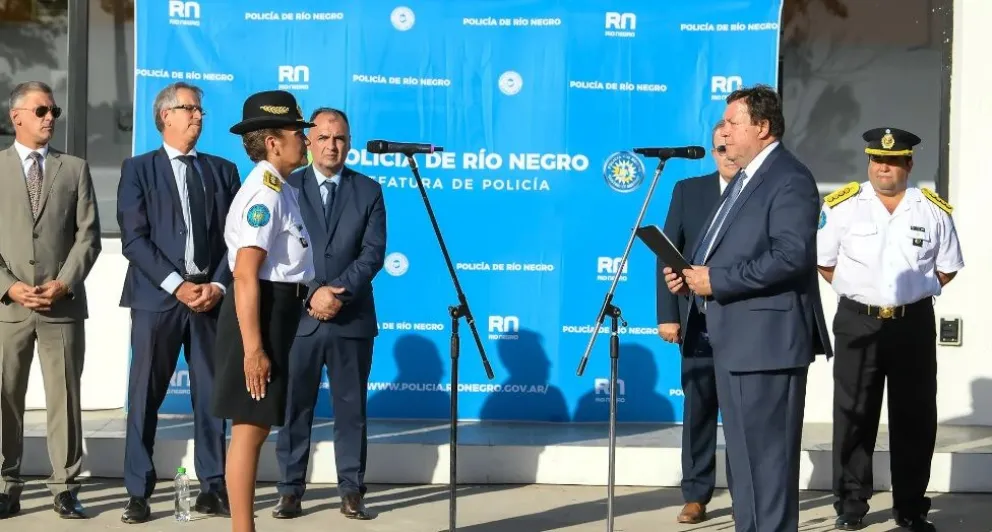 Carrizo se convirtió en la primera Jefa de la Policía de Río Negro