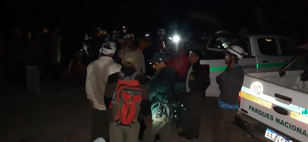Tuvieron que rescatar a un parapentista que había salido del Cerro Otto