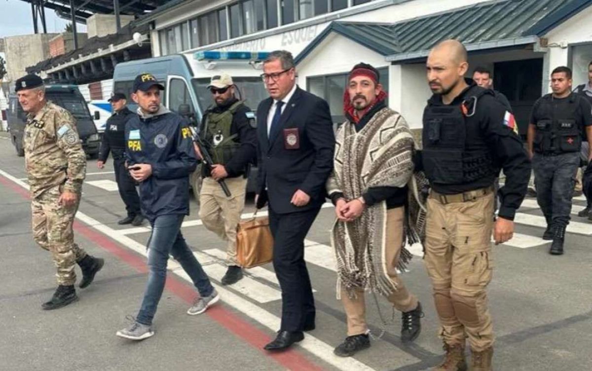 Extradición de Jones Huala: así trasladaron las fuerzas especiales al líder mapuche