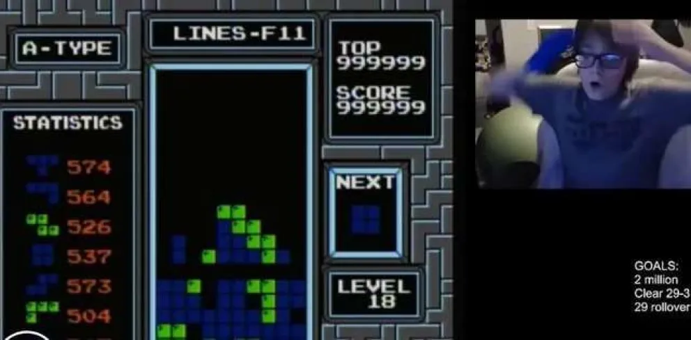 Un chico de 13 años de Oklahoma es el primer humano que le gana al Tetris desde 1984