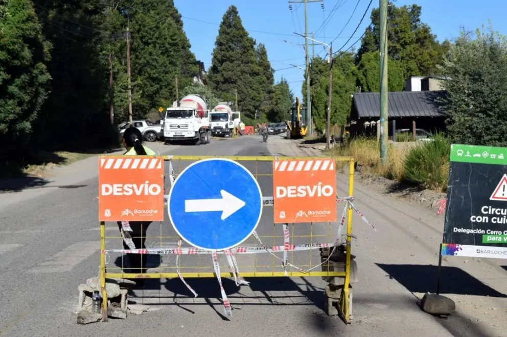El jueves se completa la obra de repavimentación de Pioneros al 5.700