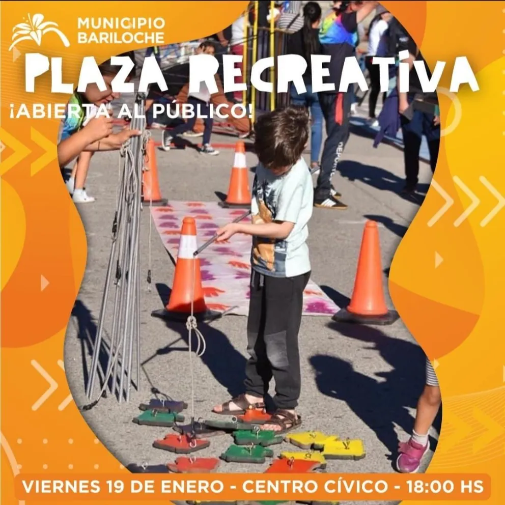 Hoy a las 18 horas, nueva Plaza Recreativa en el Centro Cívico