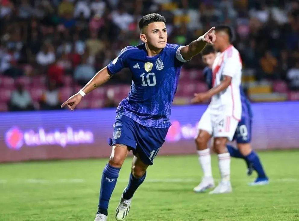 La Selección Sub-23 le ganó a Perú en el Preolímpico y se afianza en el grupo